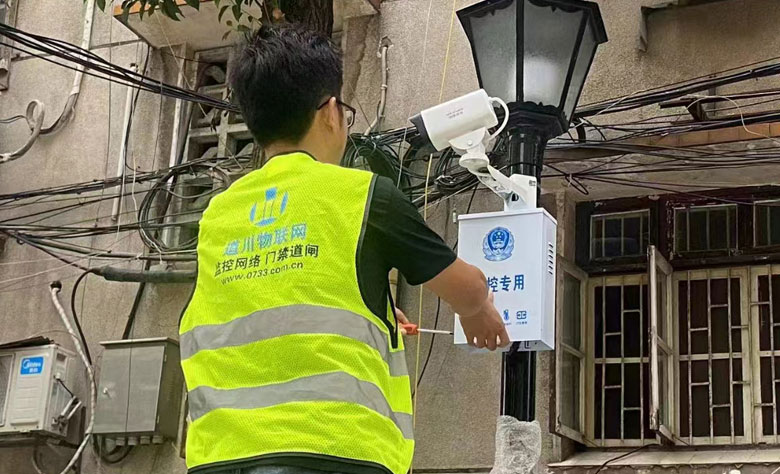 株洲天元區建寧中學配套小區監控改造